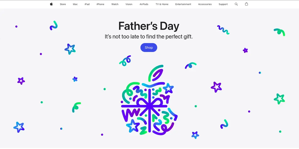 Apple website screenshot — magician brand archetype through reveal culture